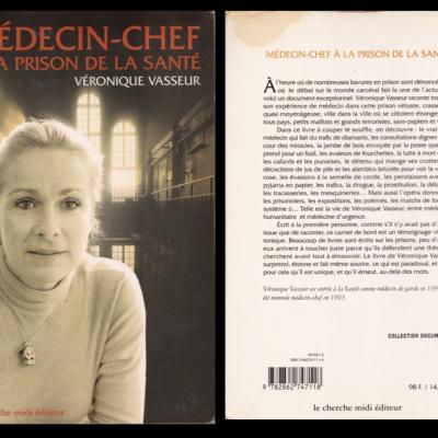 Biblio medecin chef a la prison de la sante veronique vasseur