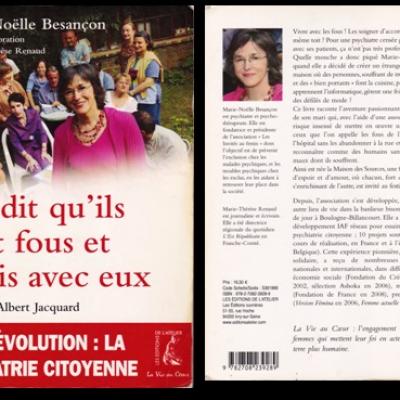 Biblio on dit qu ils sont fous et je vis avec eux m n besancon